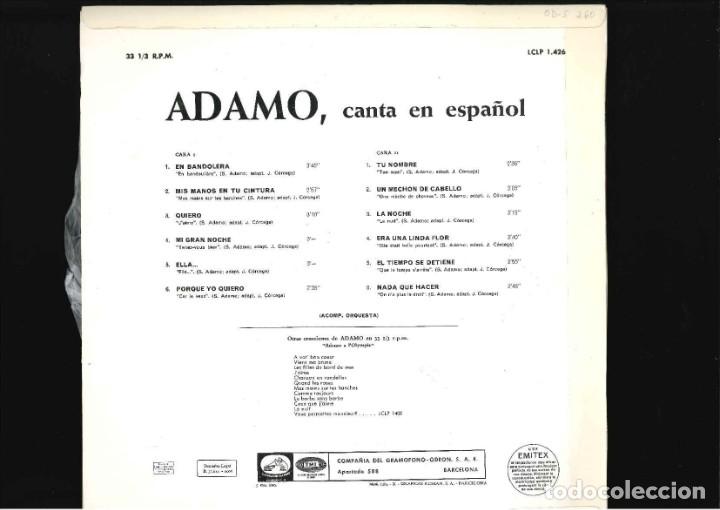 Discos de vinilo: ADAMO - Foto 2