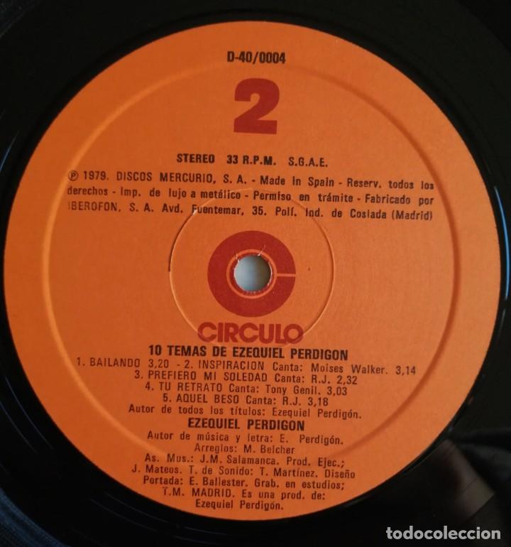 Discos de vinilo: Ezequiel Perdigon. 10 Temas De... Ezequiel Perdigon, Circulo D-40/0004 - Foto 6