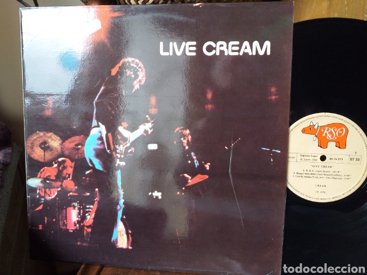 Discos de vinilo: LIVE CREAM ESPA&Ntilde;A 1980 - Foto 1