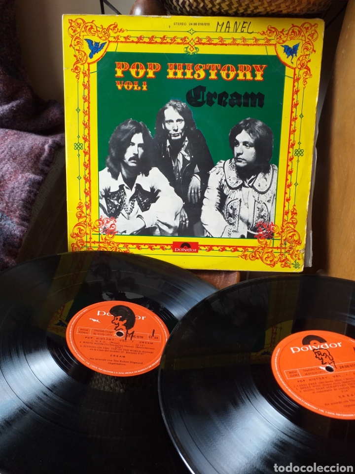 Discos de vinilo: CREAM POP HISTORY VOL1 ESPA&Ntilde;A 1972 - Foto 1