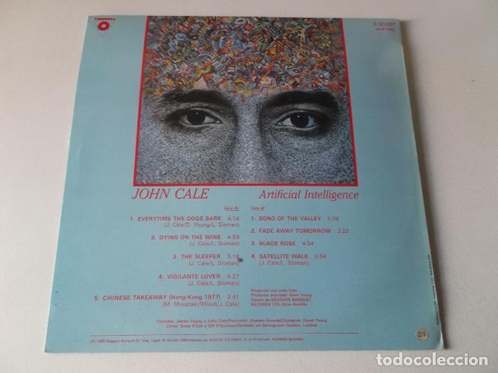 Discos de vinilo: JOHN CALE-ARTIFICIAL INTELLIGENCE - Foto 3