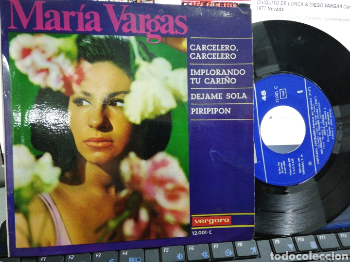 Discos de vinilo: Maria vargas ep carcelero,carcelero + 3 1967 - Foto 1
