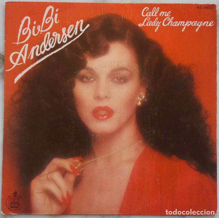 Discos de vinilo: BIBI ANDERSEN. CALL ME LADY CHAMPAGNE. SINGLE - Foto 1