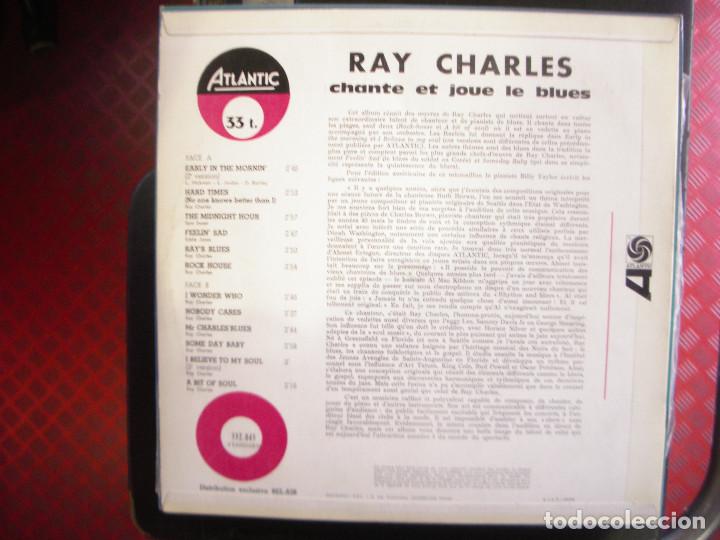 Discos de vinilo: RAY CHARLES- CHANTE ET JOUE LE BLUES. LP. - Foto 2