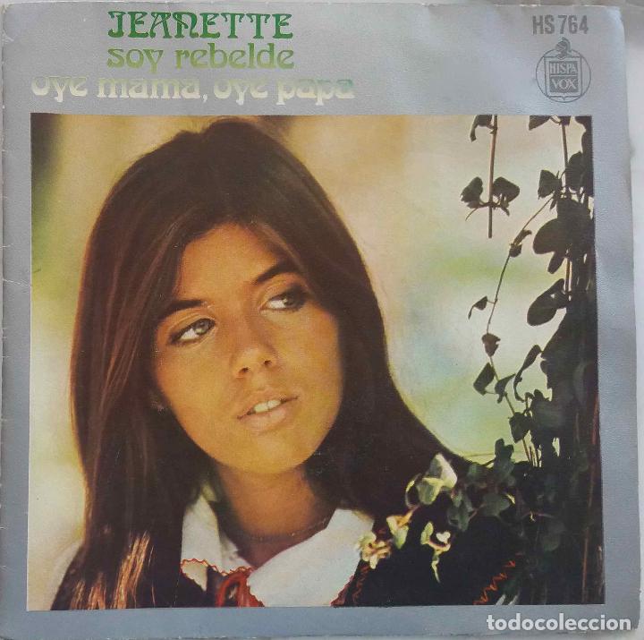 Discos de vinilo: JEANETTE, YO SOY REBELDE. SINGLE ESPA&Ntilde;A - Foto 1