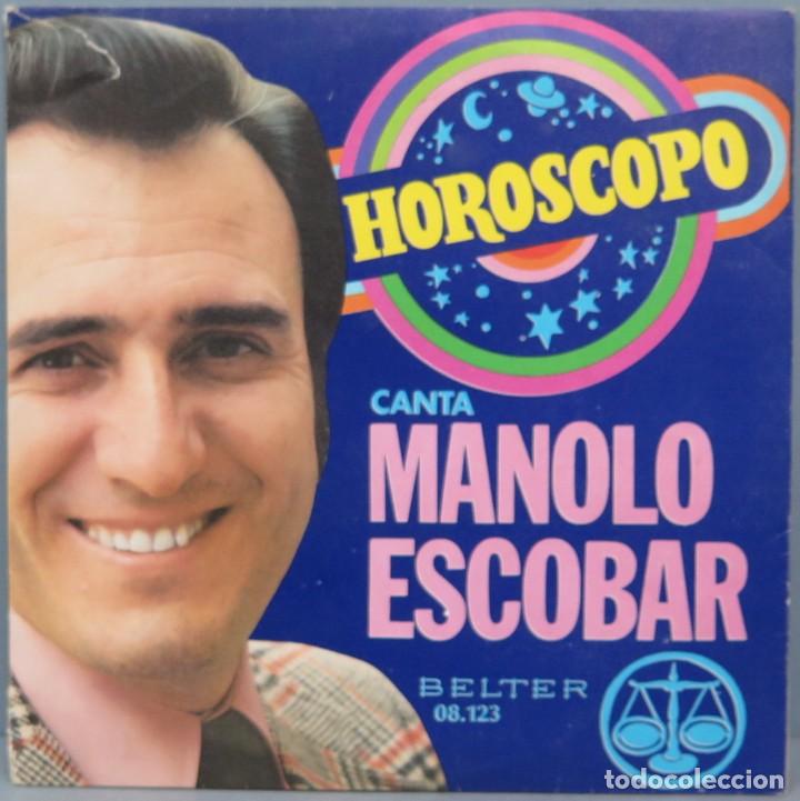 Discos de vinilo: SINGLE. MANOLO ESCOBAR. HOROSCOPO - Foto 1