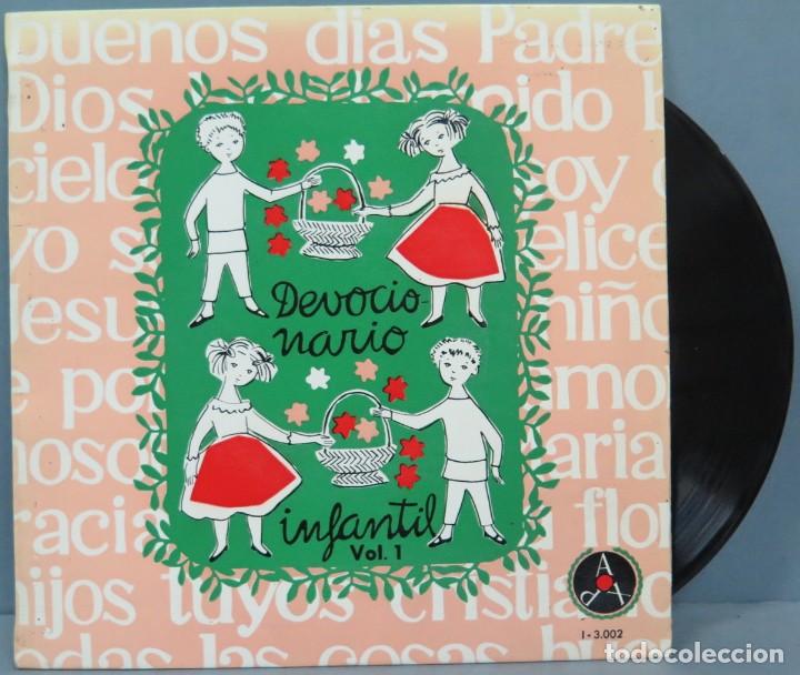 Discos de vinilo: EP. DEVOCIONARIO INFANTIL. VO. 1 - Foto 1