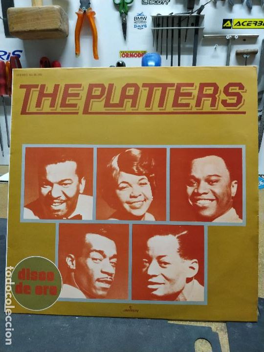 Discos de vinilo: THE PLATTERS DISCO DE ORO - Foto 1