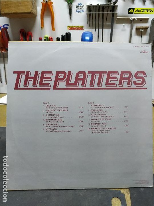 Discos de vinilo: THE PLATTERS DISCO DE ORO - Foto 2