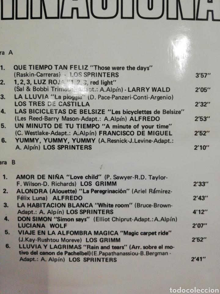 Discos de vinilo: Hits internacionales lp 1969 - Foto 2