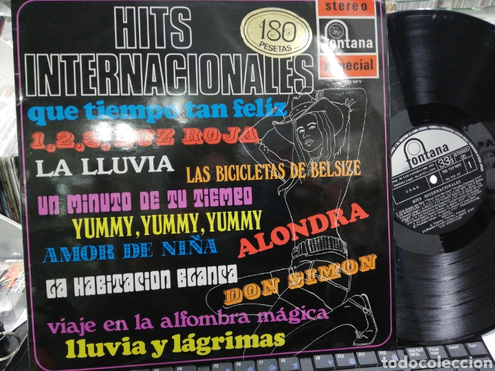 Discos de vinilo: Hits internacionales lp 1969 - Foto 1