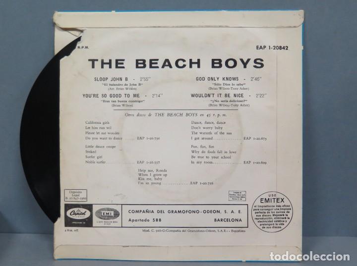 Discos de vinilo: EP. THE BEACH BOYS. SLOOP JOHN B + 3 - Foto 2