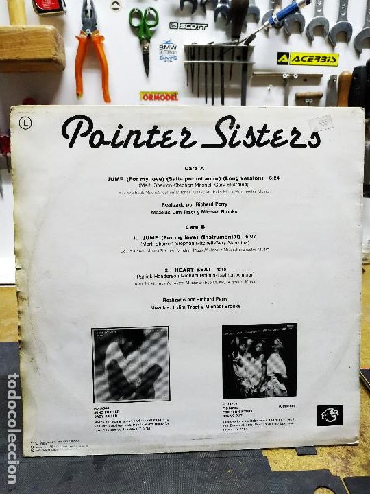 Discos de vinilo: POINTER SISTERS JUMP (FOR MY LOVE) - Foto 2