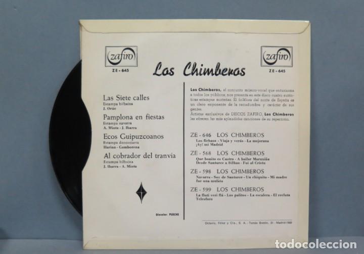 Discos de vinilo: EP. LOS CHIMBEROS. LAS SIETE CALLES - Foto 2