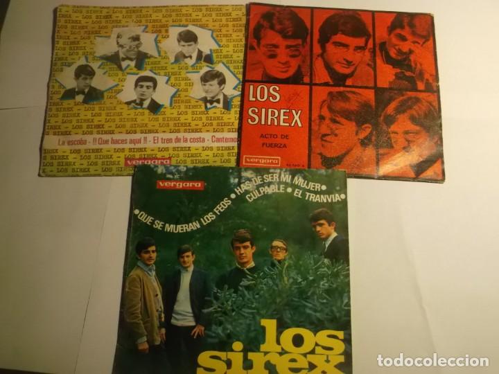 Discos de vinilo: LOTE DE 1 SINGLE Y 2 EPS DE LOS SIREX - Foto 1
