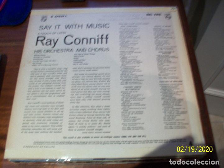 Discos de vinilo: RAY CONNIFF- SAY IT WITH MUSIC - Foto 2