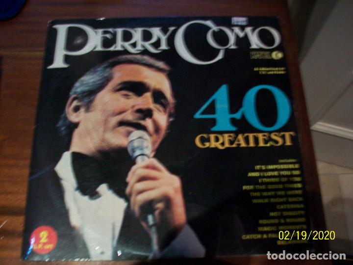Discos de vinilo: PERRY COMO- 40 GREATEST- 2 LP - Foto 1