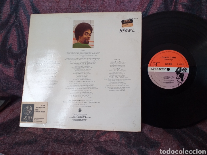 Discos de vinilo: STANLEY CLARKE SCHOOL DAYS ESPA&Ntilde;A 1976 - Foto 2