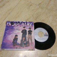 Discos de vinilo: SINGLE- INDOCHINE- CANARY BAY / LE TRAIN SAUVAGE /1985 EDICION ESPAÑOLA RARO!!. Lote 320743473