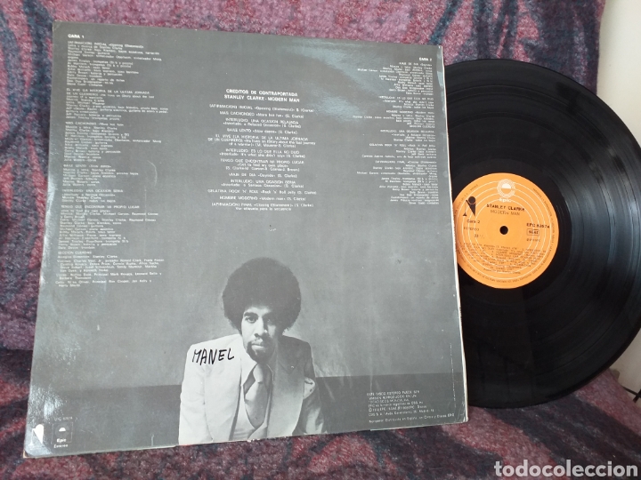 Discos de vinilo: STANLEY CLARKE MODERN MAN ESPA&Ntilde;A 1978 - Foto 2