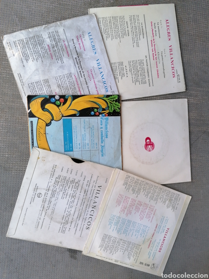 Discos de vinilo: 6 single villancicos - Foto 2