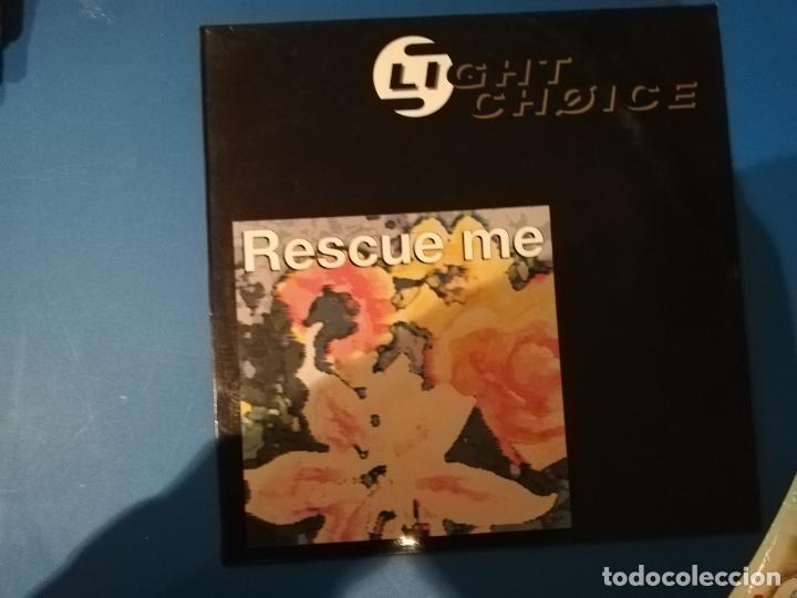 Discos de vinilo: Light choice-rescue me. maxi - Foto 1