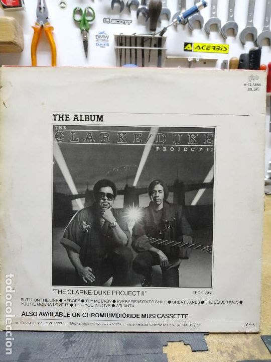 Discos de vinilo: STANLEY CLARKE - GEORGE DUKE HEROES - Foto 2