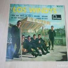 Discos de vinilo: WINDYS, LOS - EDWARD Y LOS WINDYS -, EP , AMOR, MON AMOUR, MY LOVE + 3, AÑO 1963. Lote 194724628