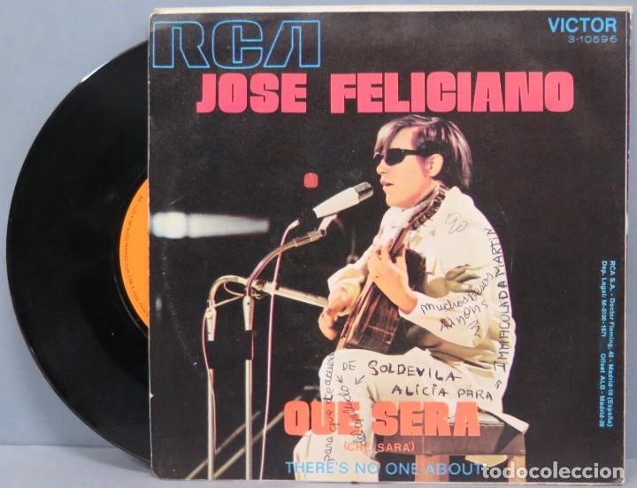 Discos de vinilo: SINGLE. JOSE FELICIANO. QUE SERA - Foto 2