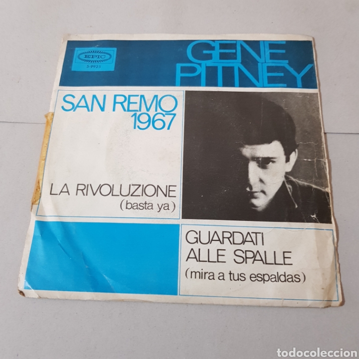 Discos de vinilo: GENE PITNEY - SAN REMO 1967 - Foto 1