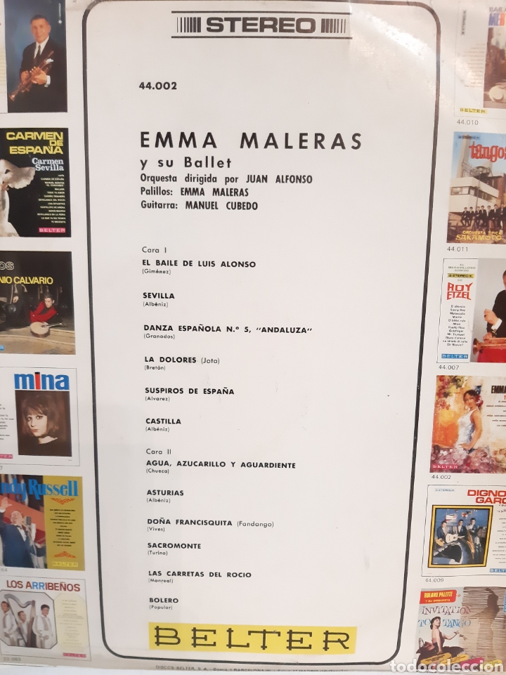 Discos de vinilo: Lo Emma Morakes y su ballet Belter - Foto 2