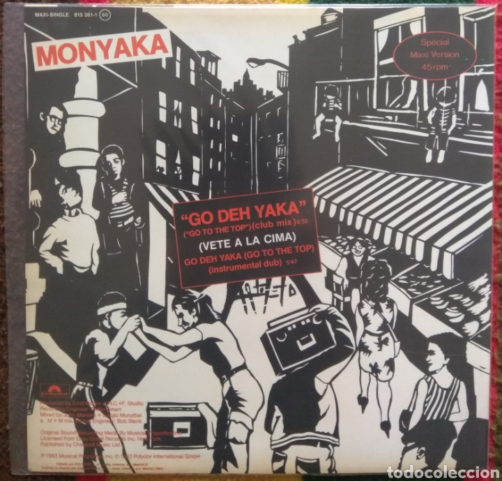 Discos de vinilo: Monyaka&nbsp;&lrm;&ndash;&nbsp;Go Deh Yaka (Vete A La Cima) - Foto 1
