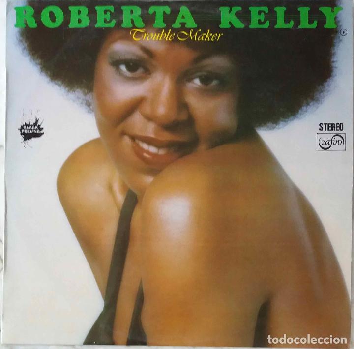 Discos de vinilo: ROBERTA KELLY. TROUBLE MAKER. LP ESPA&Ntilde;A - Foto 1