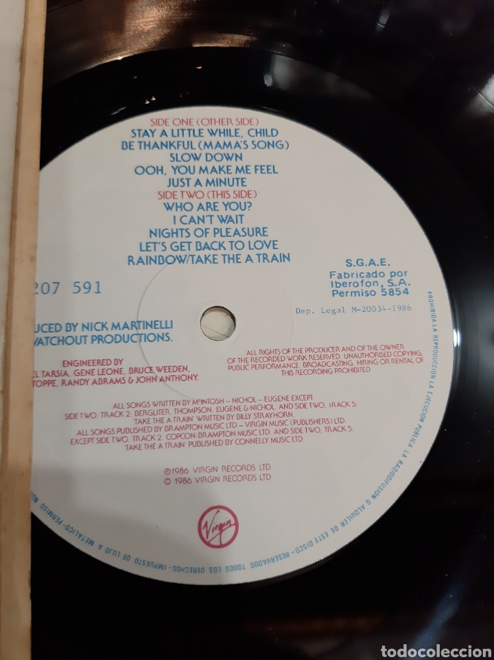 Discos de vinilo: 1986 Loose Ends Zagora - Foto 2