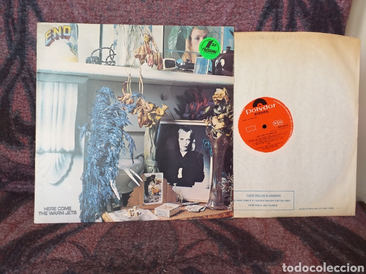 Discos de vinilo: ENO HERE COME THE WARM JETS EDICION INGLESA - Foto 1