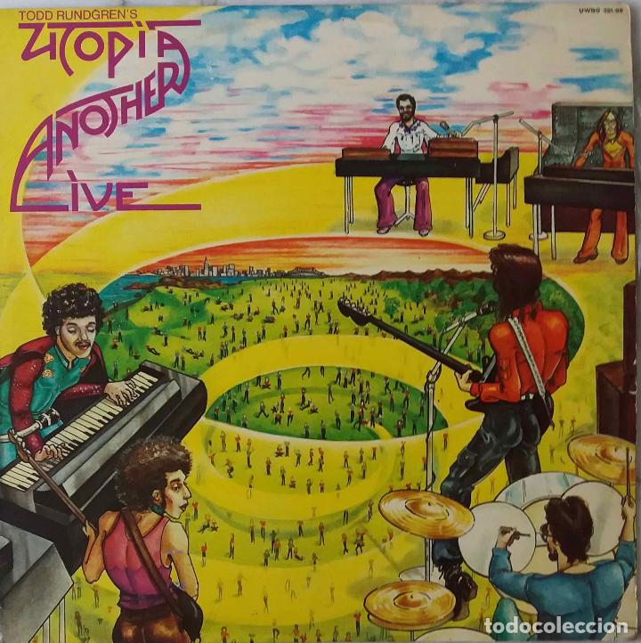 Discos de vinilo: TODD RUNDGREN, UTOPIA. ANOTHER LIVE. LP ORIGINAL 1976 - Foto 1