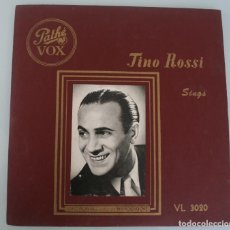 Discos de vinilo: DISCO VINILO LP ALBUM: TINO ROSSI – SINGS – WITH RAYMOND LEGRAND & HIS ORCHESTRA - VER TITULOS . Lote 195037926