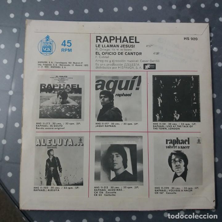 Discos de vinilo: RAPHAEL - LE LLAMAN JES&Uacute;S - Foto 2