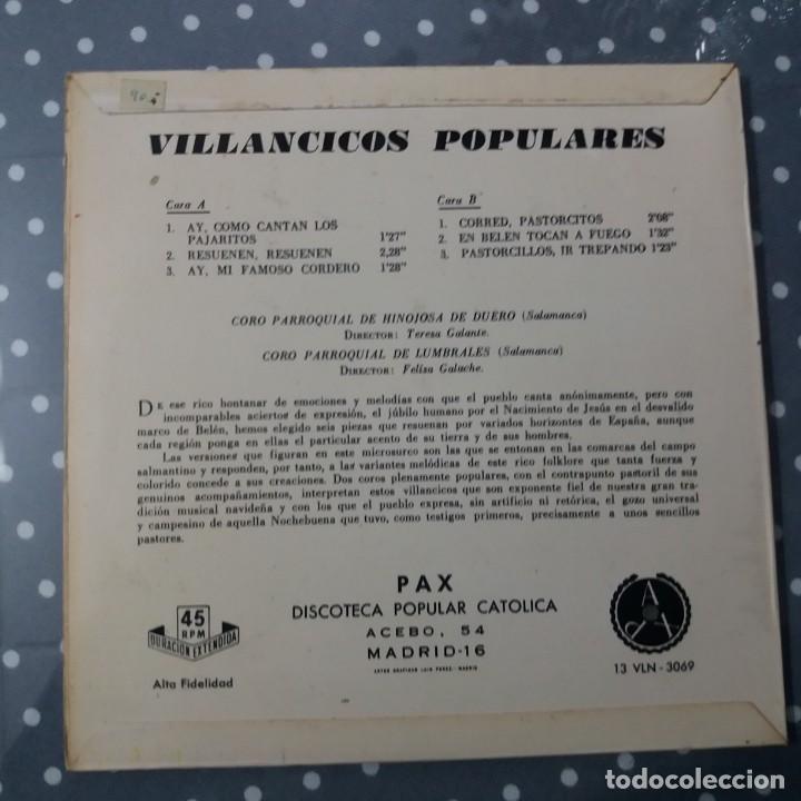 Discos de vinilo: VILLANCICOS POPULARES - Foto 2