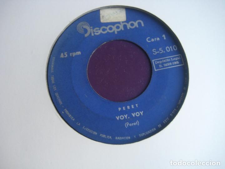 Discos de vinilo: PERET SG DISCOPHON SINFONOLA 1965 - VOY VOY/ BELEN BELEN - RUMBA CATALANA - RUMBAS POP