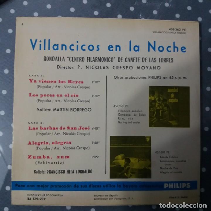 Discos de vinilo: VILLANCICOS EN LA NOCHE - Foto 2