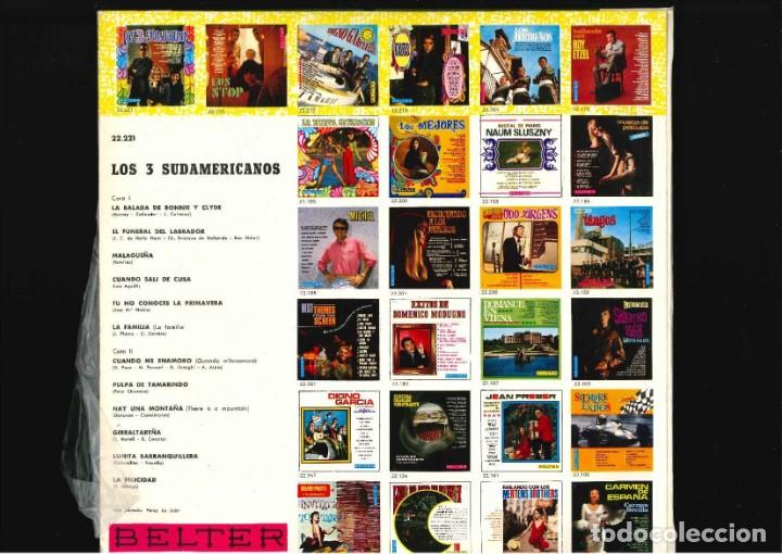 Discos de vinilo: LOS 3 SUDAMERICANOS - Foto 2