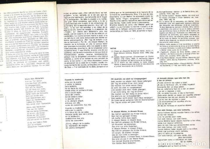 Discos de vinilo: GUSTAV MAHLER - Foto 2