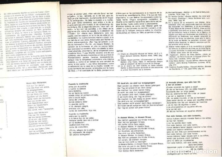 Discos de vinilo: GUSTAV MAHLER - Foto 3