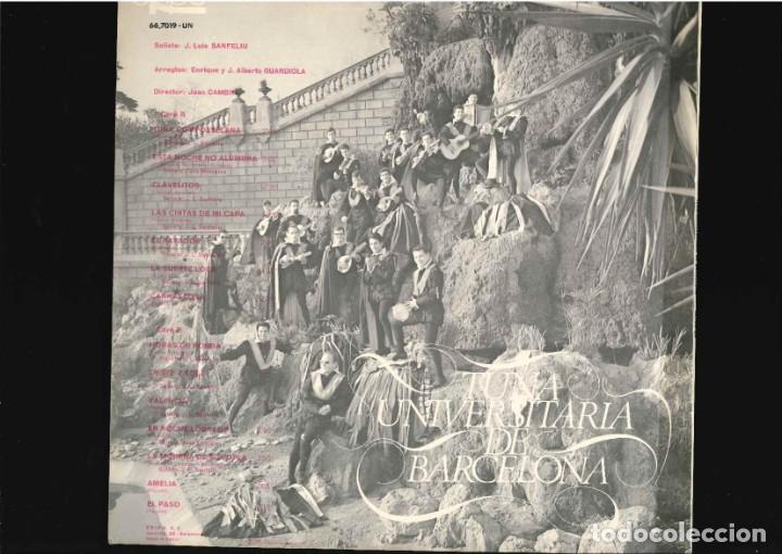 Discos de vinilo: TUNA UNIVERSITARIA DE BARCELONA - Foto 2