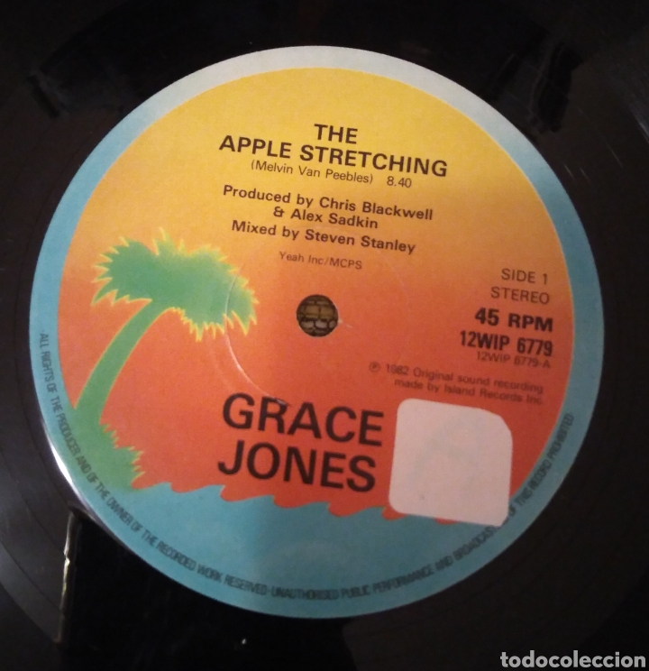 Discos de vinilo: Grace Jones - The Apple stretching - Foto 4