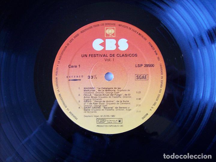 Discos de vinilo: A FESTIVAL OF CLASSICS – VOL. 1- DISCOS CBS - Foto 3 - 195074733