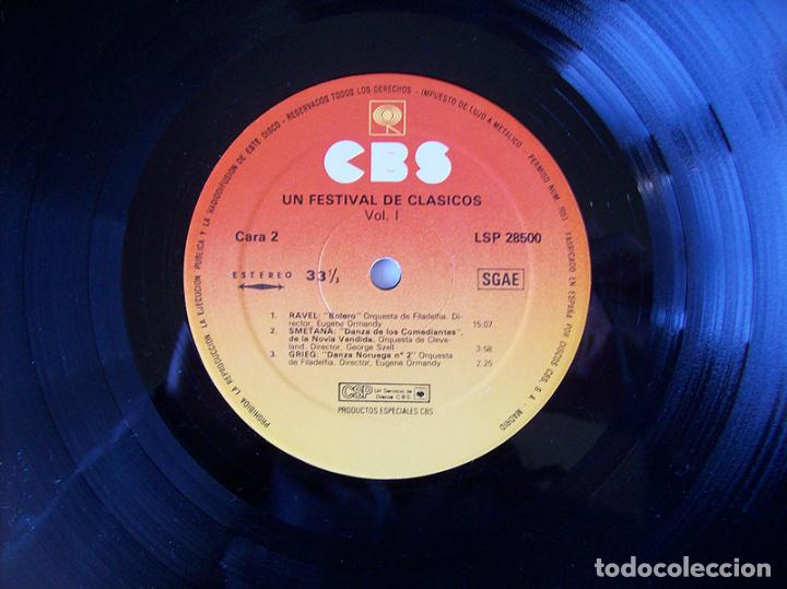 Discos de vinilo: A FESTIVAL OF CLASSICS – VOL. 1- DISCOS CBS - Foto 4 - 195074733