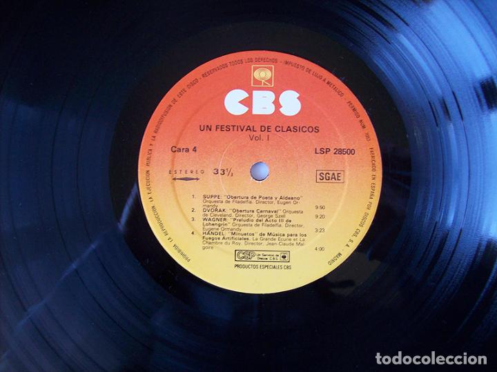 Discos de vinilo: A FESTIVAL OF CLASSICS – VOL. 1- DISCOS CBS - Foto 6 - 195074733