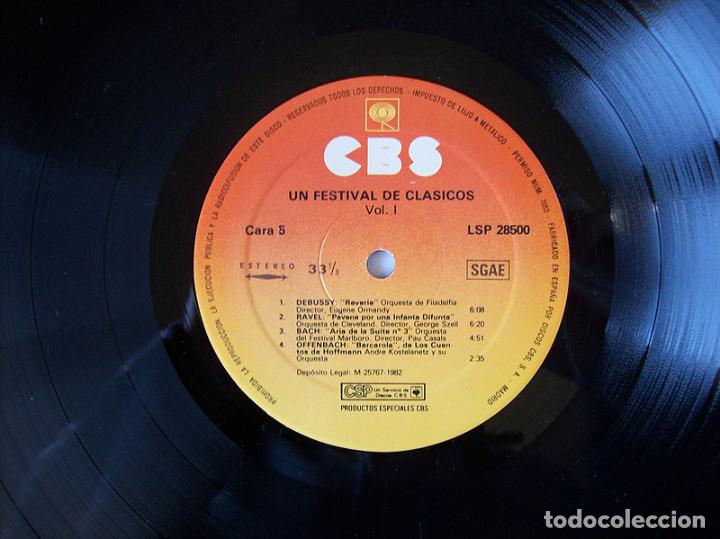 Discos de vinilo: A FESTIVAL OF CLASSICS – VOL. 1- DISCOS CBS - Foto 7 - 195074733